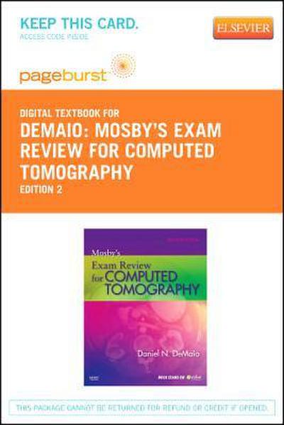 Mosby’s Exam Review for Computed Tomography - Elsevier eBook on Vitalsource (Retail Access Card)