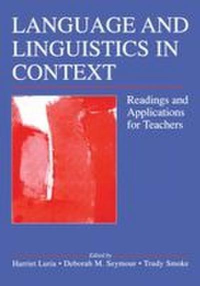 Language and Linguistics in Context