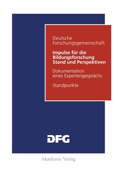 Impulse für die Bildungsforschung