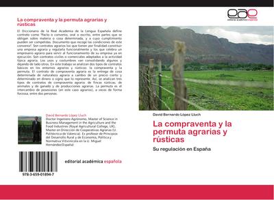 La compraventa y la permuta agrarias y rústicas