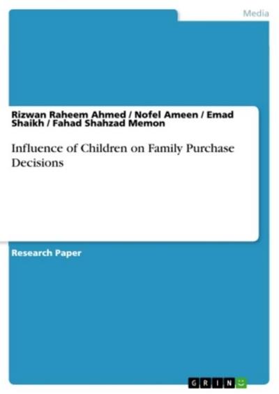 Influence of Children on Family Purchase  Decisions
