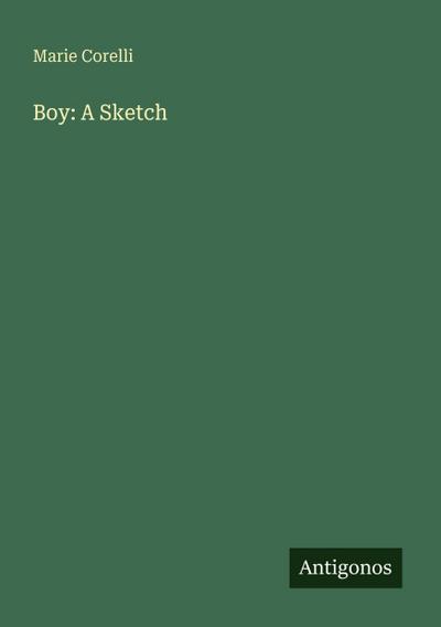 Boy: A Sketch