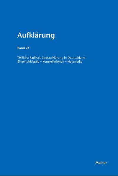 Radikale Spätaufklärung in Deutschland