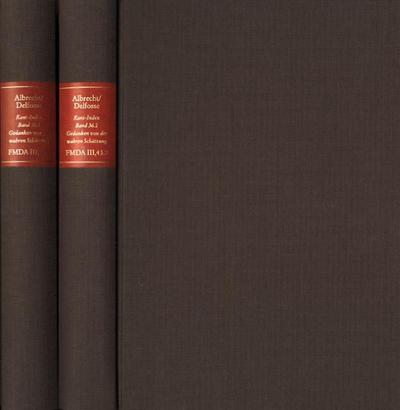 Stellenindex und Konkordanz zu den Gedanken von der wahren Schätzung der lebendigen Kräfte