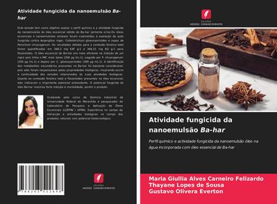 Atividade fungicida da nanoemulsão Ba-har