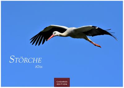 Kalender Störche 2026 24x35cm - Inspirierende Storch-Motive für Natur- und Tierliebhaber.