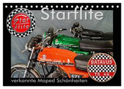 Starflite verkannte Moped Schönheiten (Tischkalender 2026 DIN A5 quer), CALVENDO Monatskalender