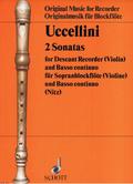 2 Sonatenfür Sopran-Blockflöte (Violine) und Basso continuo