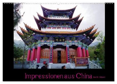 Impressionen aus China (Wandkalender 2027 DIN A2 quer), CALVENDO Monatskalender