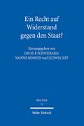 Ein Recht auf Widerstand gegen den Staat?