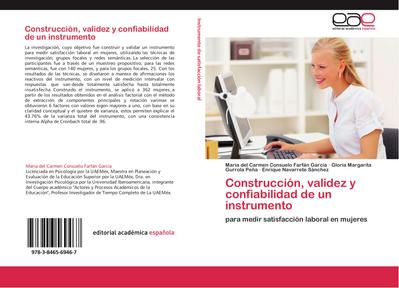 Construcción, validez y confiabilidad de un instrumento