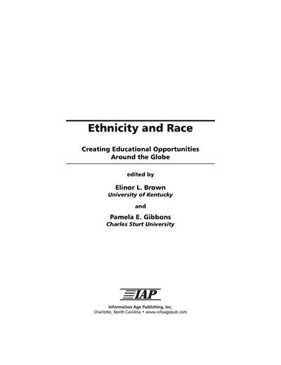 Ethnicity and Race