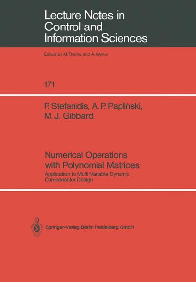 Numerical Operations with Polynomial Matrices