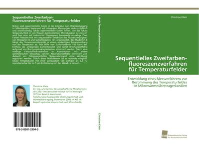Sequentielles Zweifarben- fluoreszenzverfahren für Temperaturfelder