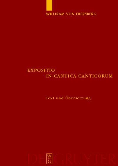 Expositio in Cantica Canticorum