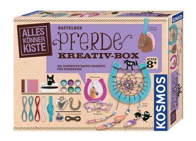 KOSMOS AllesKönnerKiste Pferde Kreativ-Box. DIY-Bastelset für Mädchen und Jungen ab 8 Jahren, das ideale Geschenk-Set für den Kindergeburtstag. Die schönsten Bastelprojekte für Pferdefans