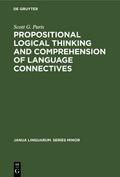 Propositional logical thinking and comprehension o