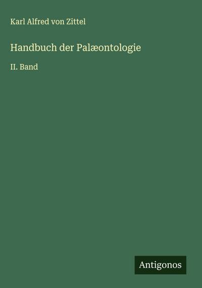 Handbuch der Palæontologie