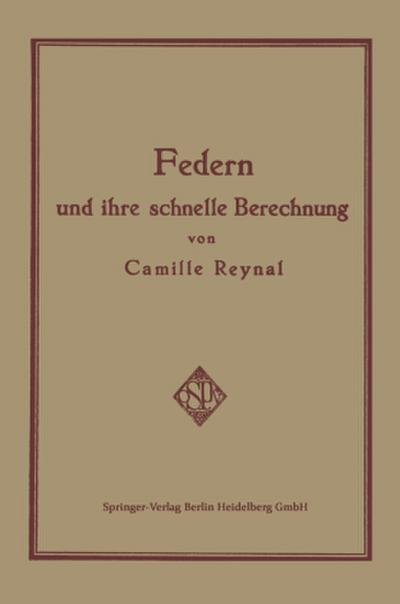 Federn und ihre Schnelle Berechnung