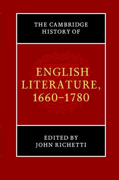 The Cambridge History of English Literature, 1660-1780