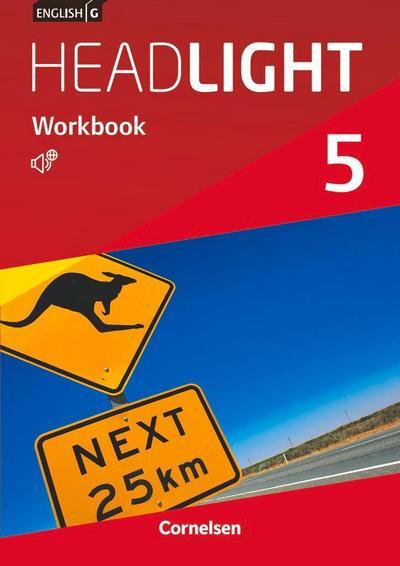 English G Headlight Band 5: 9. Schuljahr - Allgemeine Ausgabe - Workbook mit Audios online