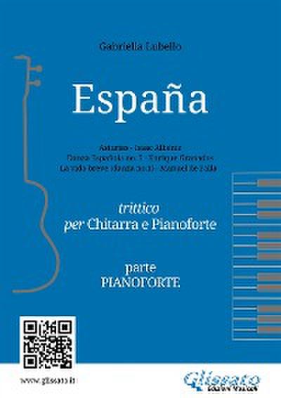 España | Trittico per Chitarra e Pianoforte (parte pianoforte)