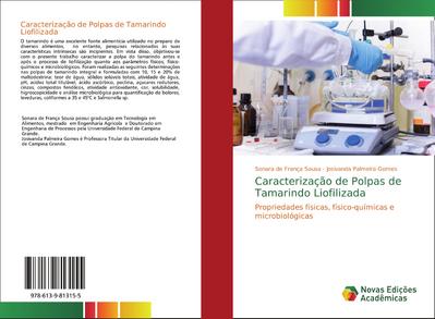 Caracterização de Polpas de Tamarindo Liofilizada