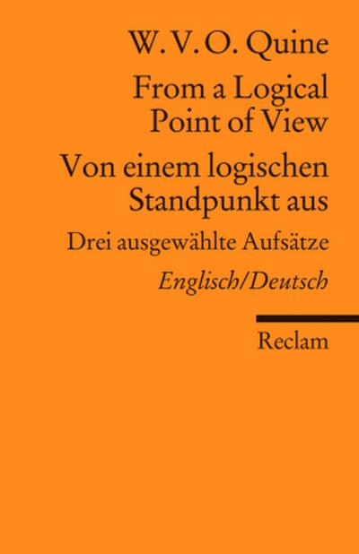 From a Logical Point of View / Von einem logischen Standpunkt aus