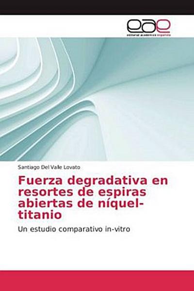 Fuerza degradativa en resortes de espiras abiertas de níquel-titanio