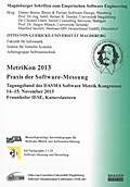 MetriKon 2013 - Praxis der Software-Messung