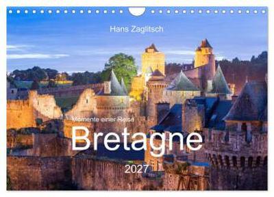 Momente einer Reise - Bretagne (Wandkalender 2027 DIN A4 quer), CALVENDO Monatskalender