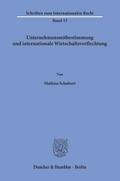 Unternehmensmitbestimmung und internationale Wirts