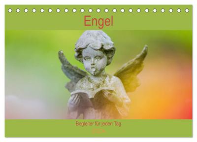 Engel - Begleiter für jeden Tag (Tischkalender 2024 DIN A5 quer), CALVENDO Monatskalender