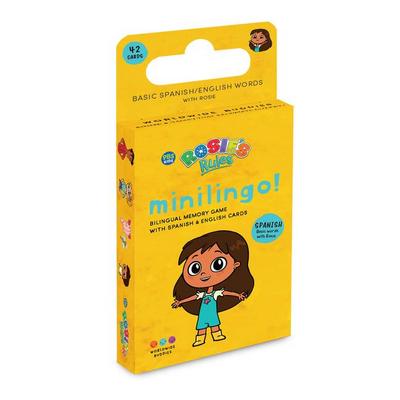 Rosie’s Rules: Minilingo Spanish/English Flashcards - Basic Words with Rosie
