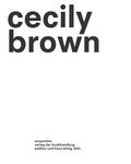 Cecily Brown. Picture Making