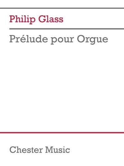 Prelude Pour Orgue