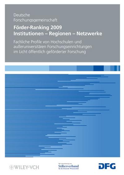 Förder-Ranking 2009 - Institutionen, Regionen, Netzwerke
