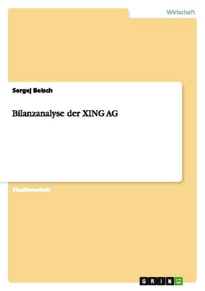 Bilanzanalyse der XING AG
