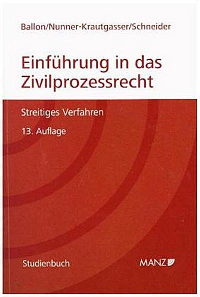 Einführung in das Zivilprozessrecht