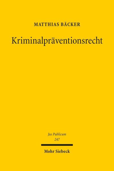 Kriminalpräventionsrecht