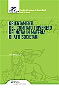 Orientamenti del Comitato Triveneto dei notai in materia di atti societari