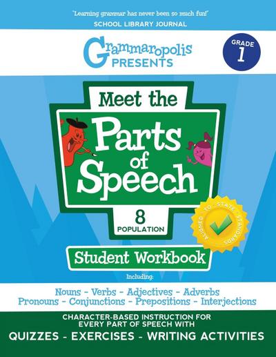 The Parts of Speech Workbook, Grade 1