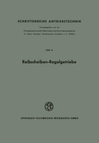 Reibscheiben-Regelgetriebe