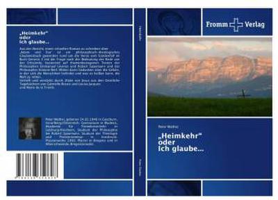 "Heimkehr" oder Ich glaube...