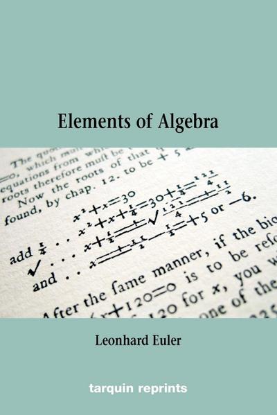 Euler’s Elements of Algebra