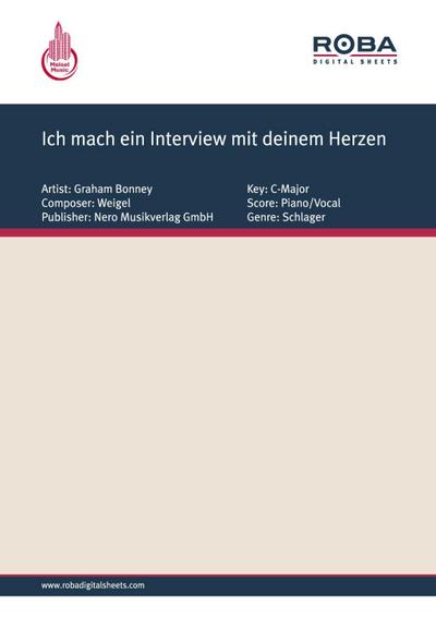 Ich mach ein Interview mit deinem Herzen