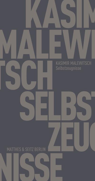 Malewitsch,Selbstzeugnisse