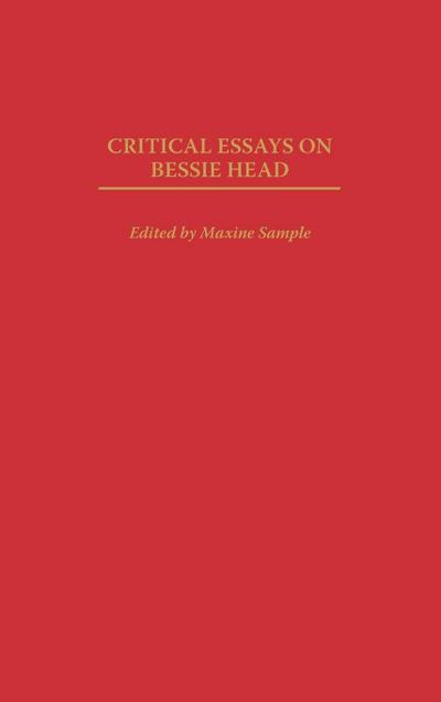 Critical Essays on Bessie Head