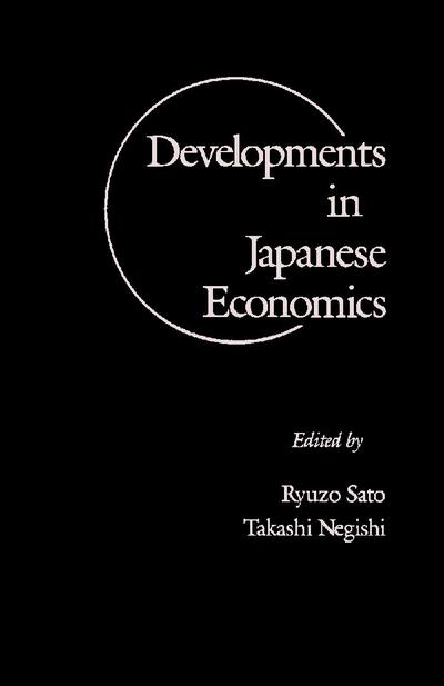 Developments in Japanese Economics