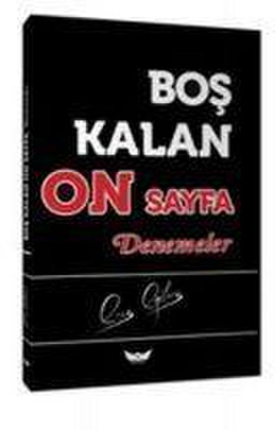 Bos Kalan On Sayfa Denemeler